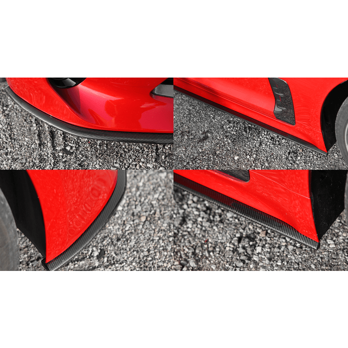 KIA STINGER CARBON FIBER FRONT LIP V1