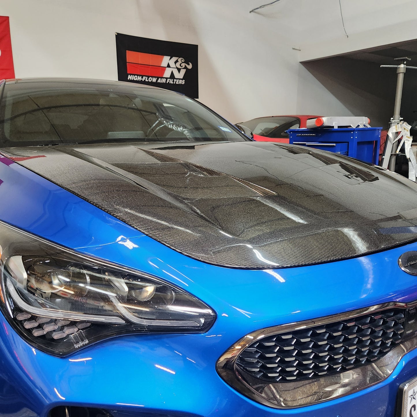 Seibon 18-23 Kia Stinger TS Carbon Fiber Hood (Group Buy From IMR in Dallas TX, Includes shipping and tax))