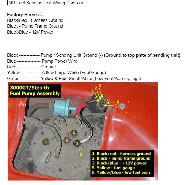 IMR Custom 3000GT Fuel Sending Unit, Pump Hanger