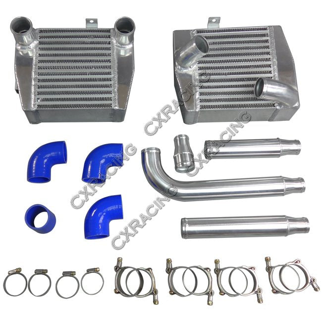 CXRacing 3000GT Side Mount Intercooler + Piping Kit For Mitsubishi 3000GT VR4 Dodge Stealth TD04 TT