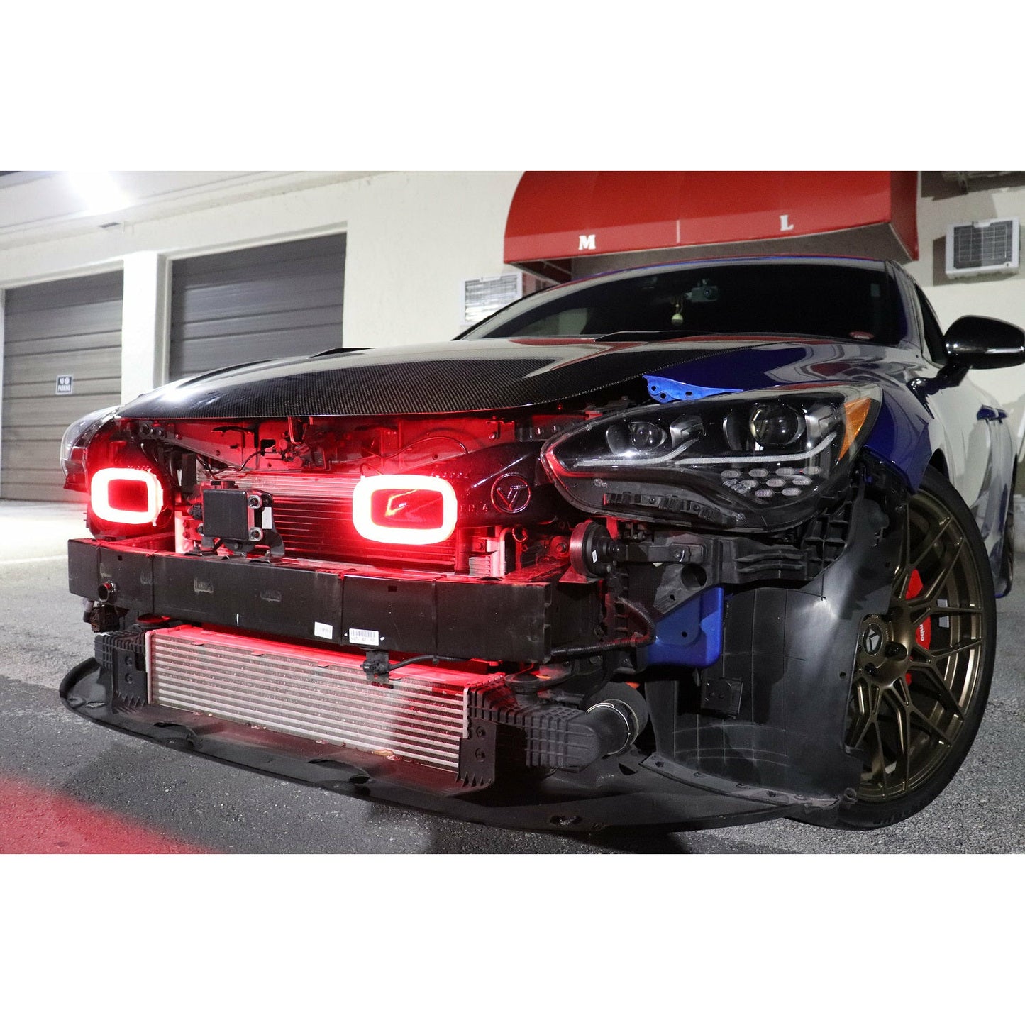 2018-2020+ Kia Stinger 3.3T Generation 4 INTERCHANGEABLE Big Mouth "LIT KIT" | LIT Flares & Controller ONLY