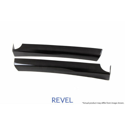 Revel GT Dry Carbon Door Trim (Front Left & Right) Tesla Model 3 - 2 Pieces