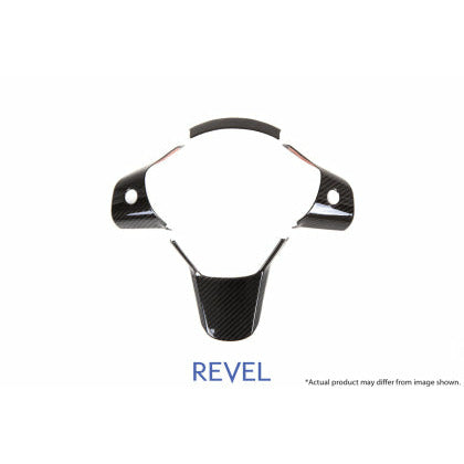 Revel GT Dry Carbon Steering Wheel Insert Covers Tesla Model 3 - 3 Piece