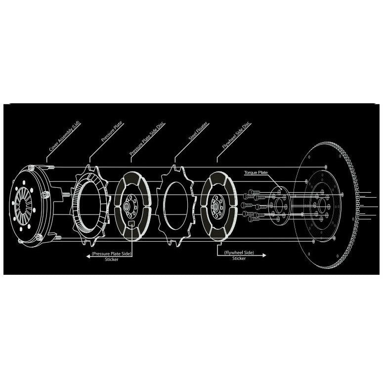 IMR’s 3S1000 10.00” Twin Disc clutch for the 3000GT VR4 and Stealth RTTT (Group Buy)