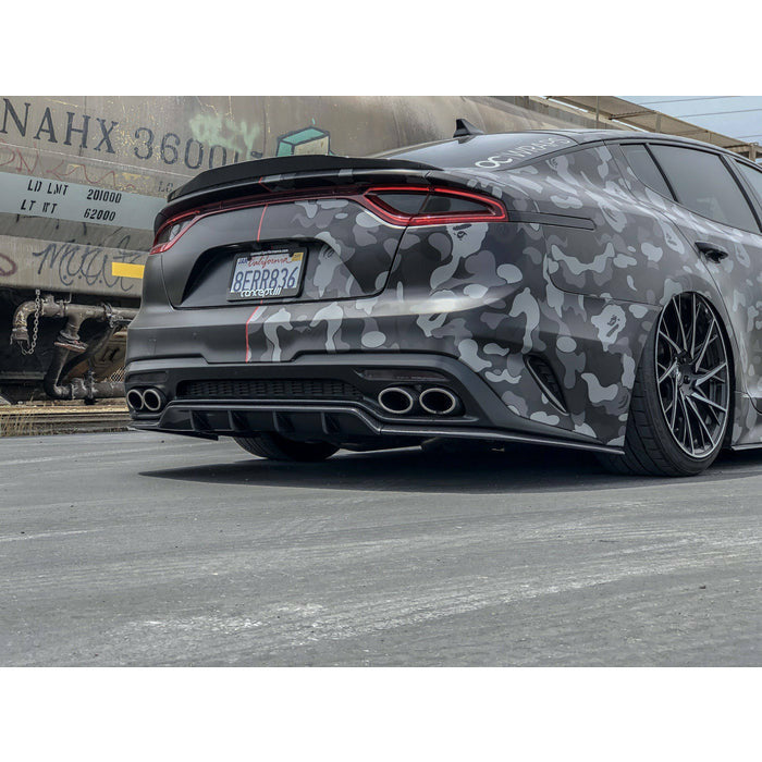 KIA STINGER CARBON FIBER REAR DIFFUSER V1