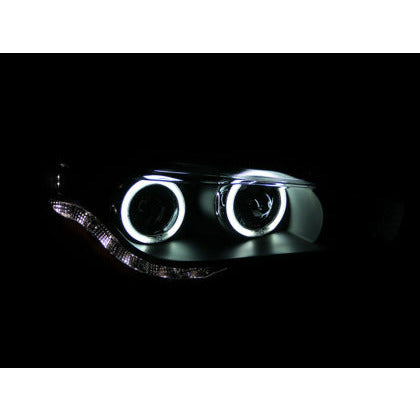 Evo X Anzo Projector Headlights w/ Halo (Black and Clear Options)