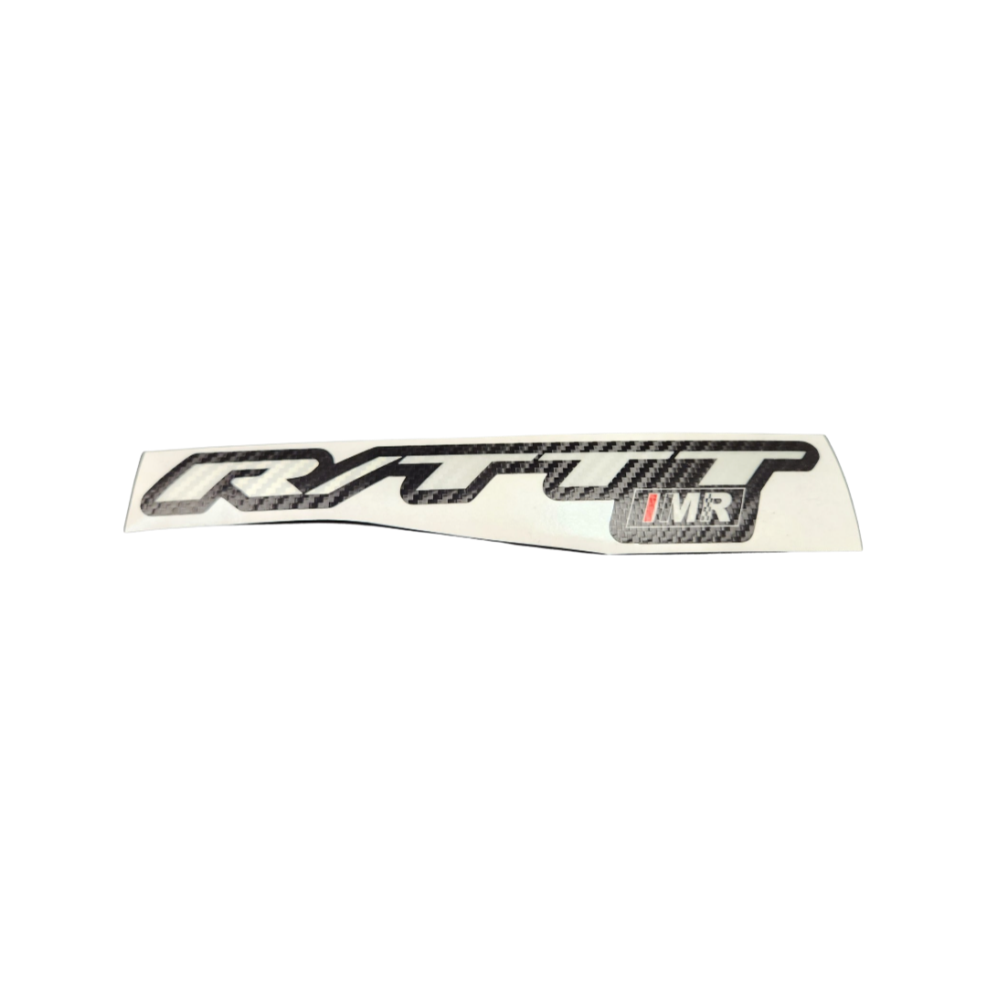 Premium RT/TT Carbon Fiber Textured and Reflective Vinyl Graphics (with IMR Logo)