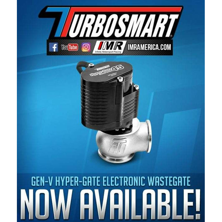 Turbosmart WG45 Gen V Hyper-Gate 45 Electronic Wastegate - Black