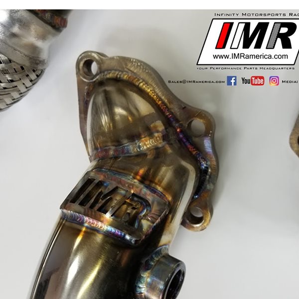 IMR Custom TD04 O2 Housing and Downpipe 3000GT and Stealth VR4