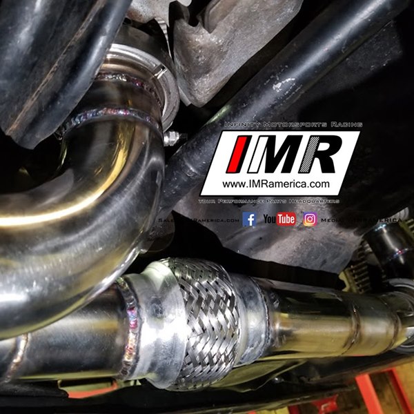 IMR Custom TD04 O2 Housing and Downpipe 3000GT and Stealth VR4